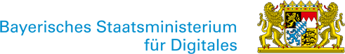 Logo des Bayerischen Staatsministeriums fr Digitales (zur Startseite)